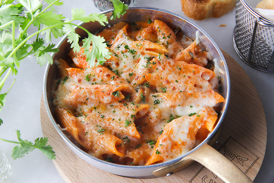 Baked Pink Penne
